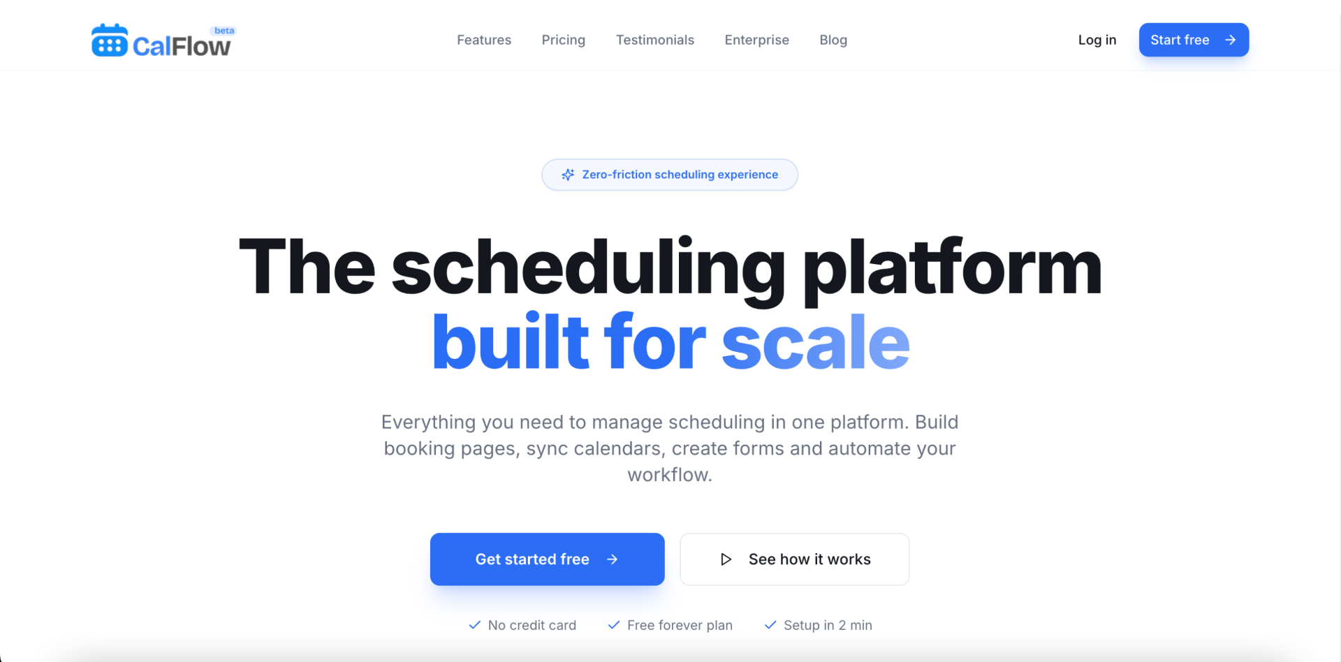 CalFlow – Smart Scheduling & Booking Platform